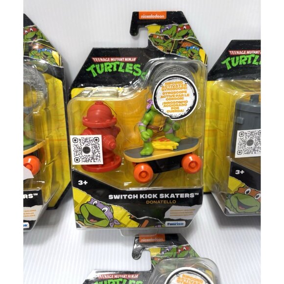 TMNT Switch Kick Skaters Self-Stabilizing Skateboard Collect All 4 Characters - Picture 3 of 10